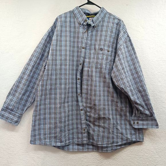 Wrangler Other - Wrangler George Strait Plaid Shirt Men's 3X Cowboy Cut Collection Long Sleeve‎
